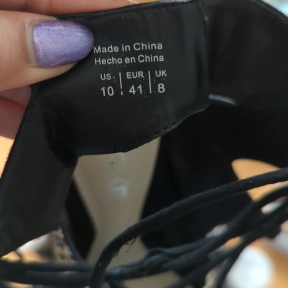 Lace Up Heels - Picture 3 of 3